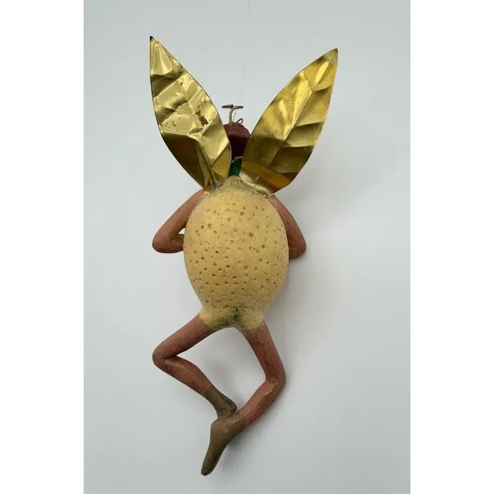 Dept 56 Tutti Frutti Lemon Fairy Christmas Ornament Patience Brewster 5.5”
